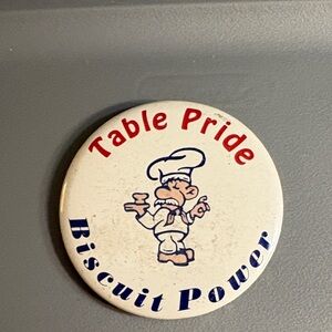 Vintage Table Pride Biscuit Power Button